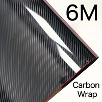 Carbon Fiber Car Body Vinyl Wrap Matte Accessories Glossy Black Sticker 3D 4D 5D 6D Auto Foil Cover Motorcycle Decoration Film