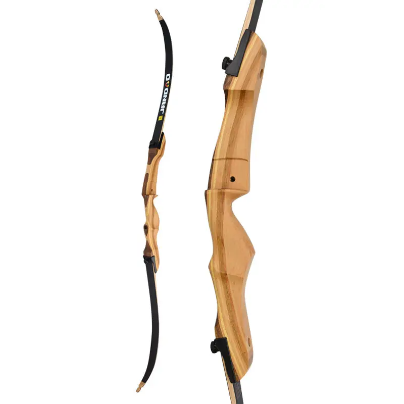 48inch 54inch Tranditional Wooden Takedown Recurve Bow for Beginners Lightweight 10-22lbs