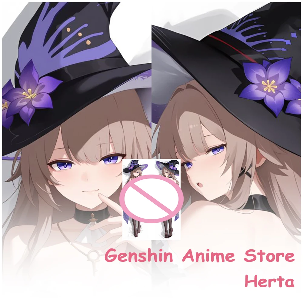 Dakimakura Game Honkai Impact 3 Herta Kawaii Pillowcase Life Size Cover Otaku Sleeping Cushion Cover Hugging Cosplay Props