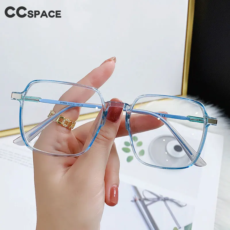 56223 Finished Myopia Glasses Women Vintage Square Frame Blue Light Blocking Eyeglasses Nearsighted Glasses Minus To -6.0