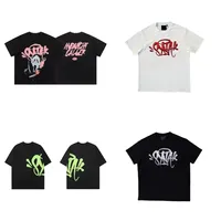 2025 Syna World Hip Hop T Shirt Printed Short Sleeve Men Women Casual Loose Cotton T-Shirt High Street Y2K Summer Tops Clothing