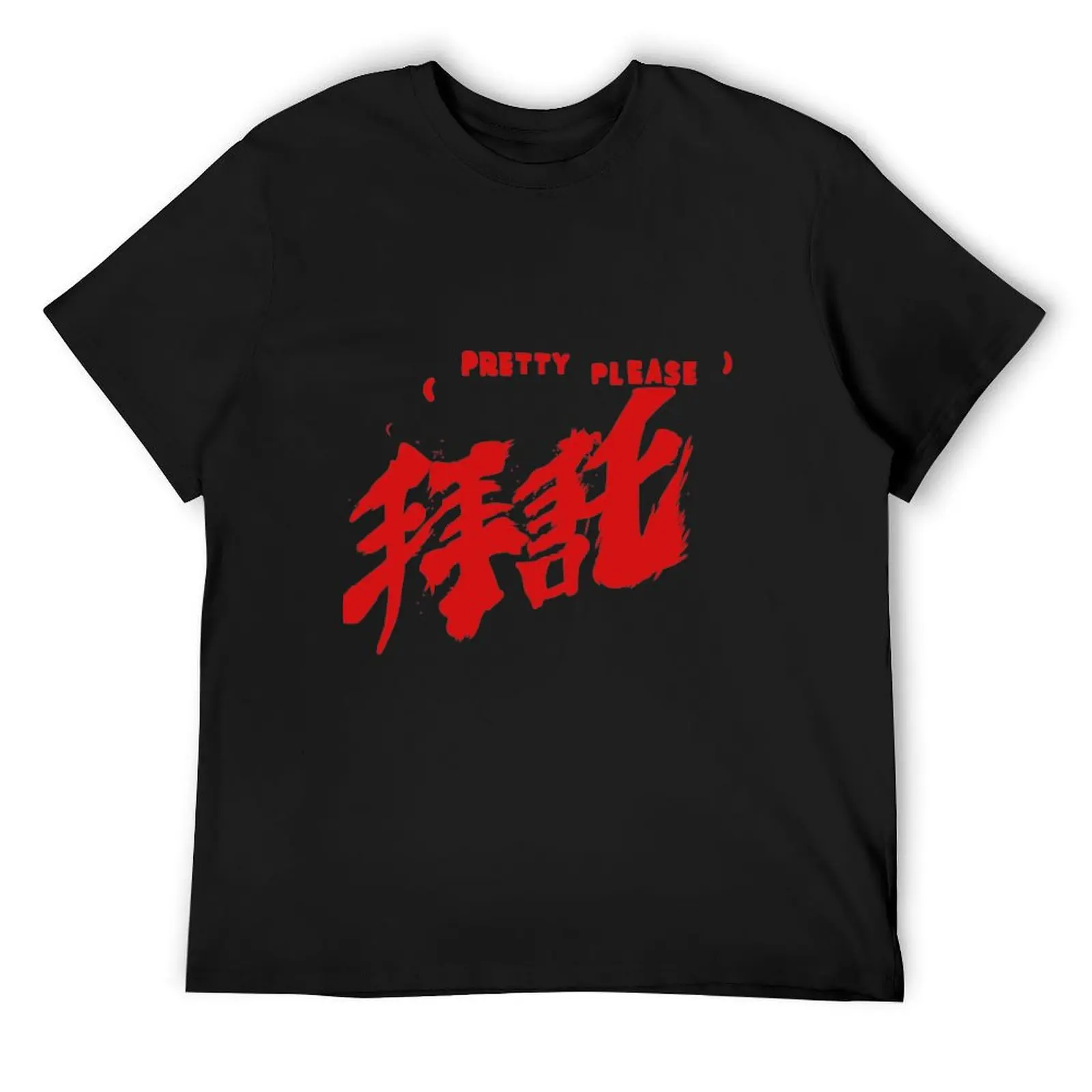 Pretty Please // Jackson Wang & Galantis text T-Shirt plain summer tops aesthetic clothes custom shirt mens designer clothes