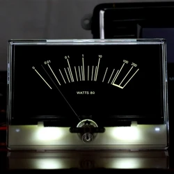 Audio-Device Bike High-Precision VU-Ammeter DB-Meter with Lamp Bulb Power Discharge Mechanical Flat Meter with-Backlight M4YD
