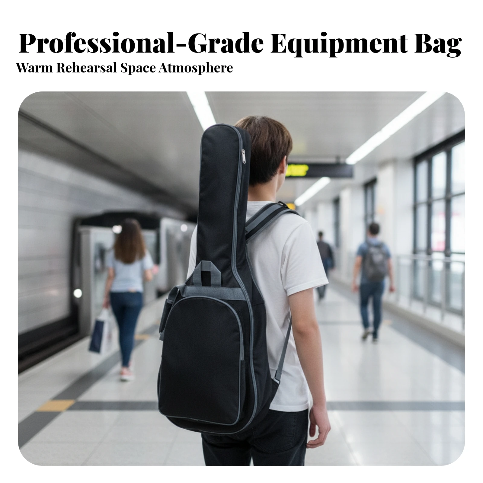 Electric Guitar Gig Bag Lightweight Electric Guitar Bag Sturdy Sturdy for Guitarists, Travel, Lessons