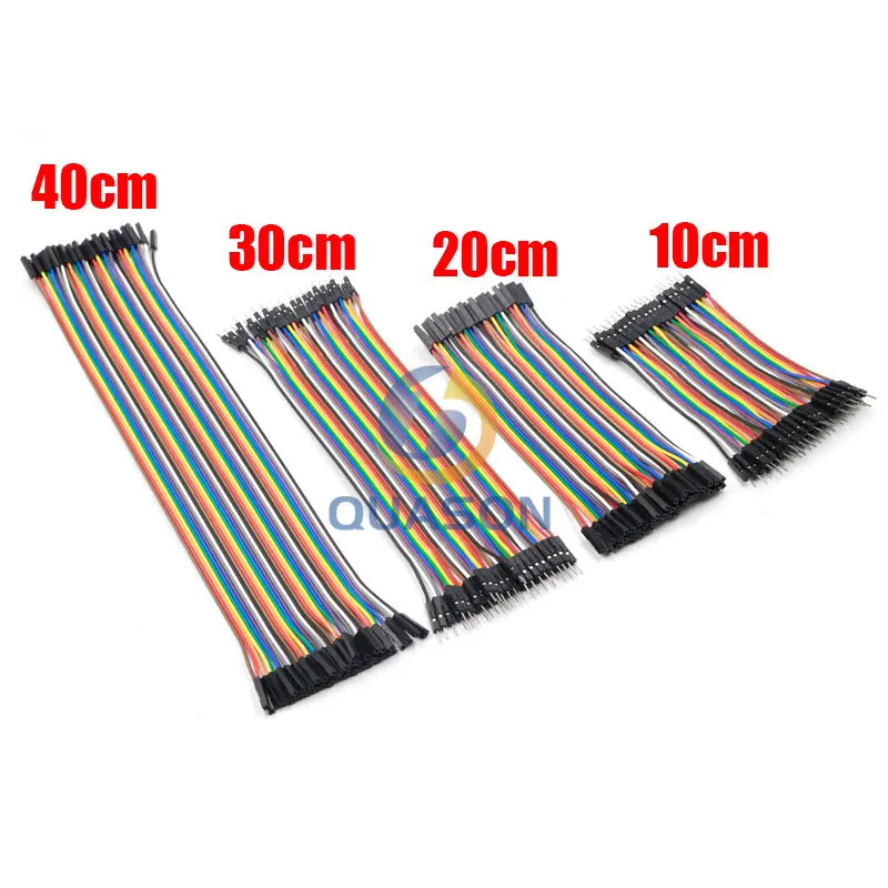 Cable de Cable Dupont para arduino, 40 Pines, 10CM, 20CM, 30CM, macho a macho + hembra a macho y hembra a hembra