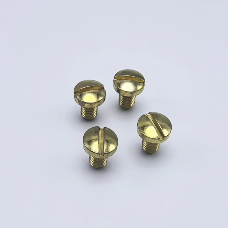 4pcs(1set) CNC Stainless Steel Gold Color Screws for 1911 Grip Parts American Standard Screw Thread N08*32