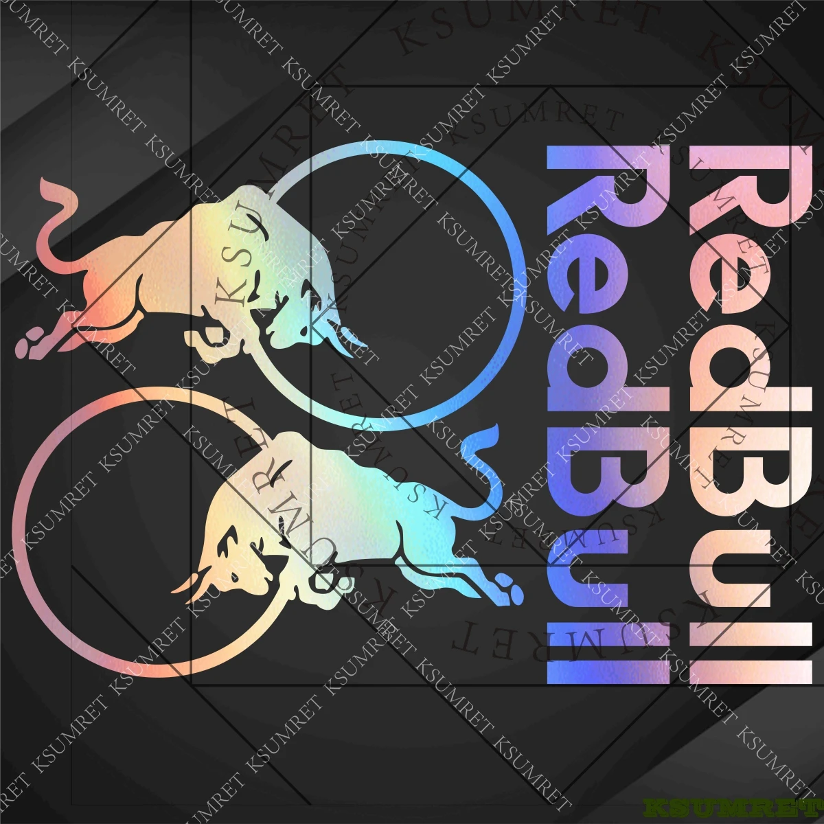 For Red Bull Motorcycle Stickers Decal Tank Helmet Logo Waterproof Vinyl