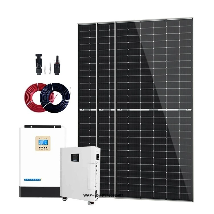 Off Grid Solar Power System Complete Home Solar Kit with Hybrid Inverter and Battery Storage