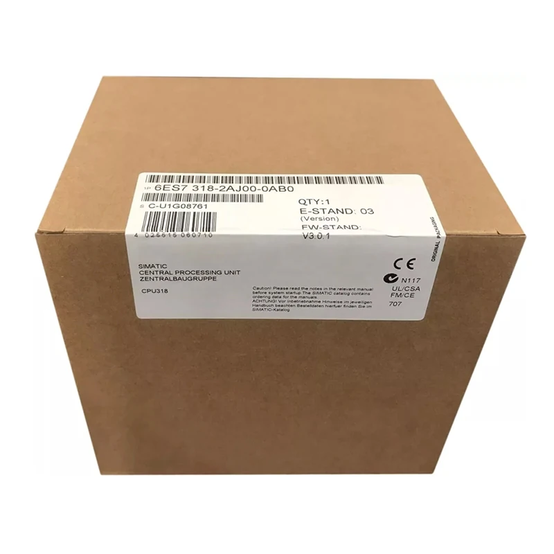 

Совершенно новый оригинальный программируемый контроллер центрального блока обработки 6ES7 318-2AJ00-0AB0 6ES7318-2AJ00-0AB0