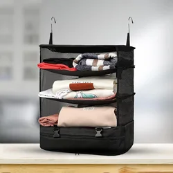 Luggage storage bag hanging packing cube, upgraded nylon fabric portable storage bag 16*10*21 inches, business travel essentials
