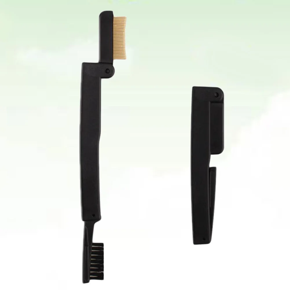 Dubbelzijdig Opvouwbare Wenkbrauwborstel Vrouwen Wimperkam Make-up Tool voor Curling Scheiden Wimpers Reizen Draagbaar Langdurig Gebruik