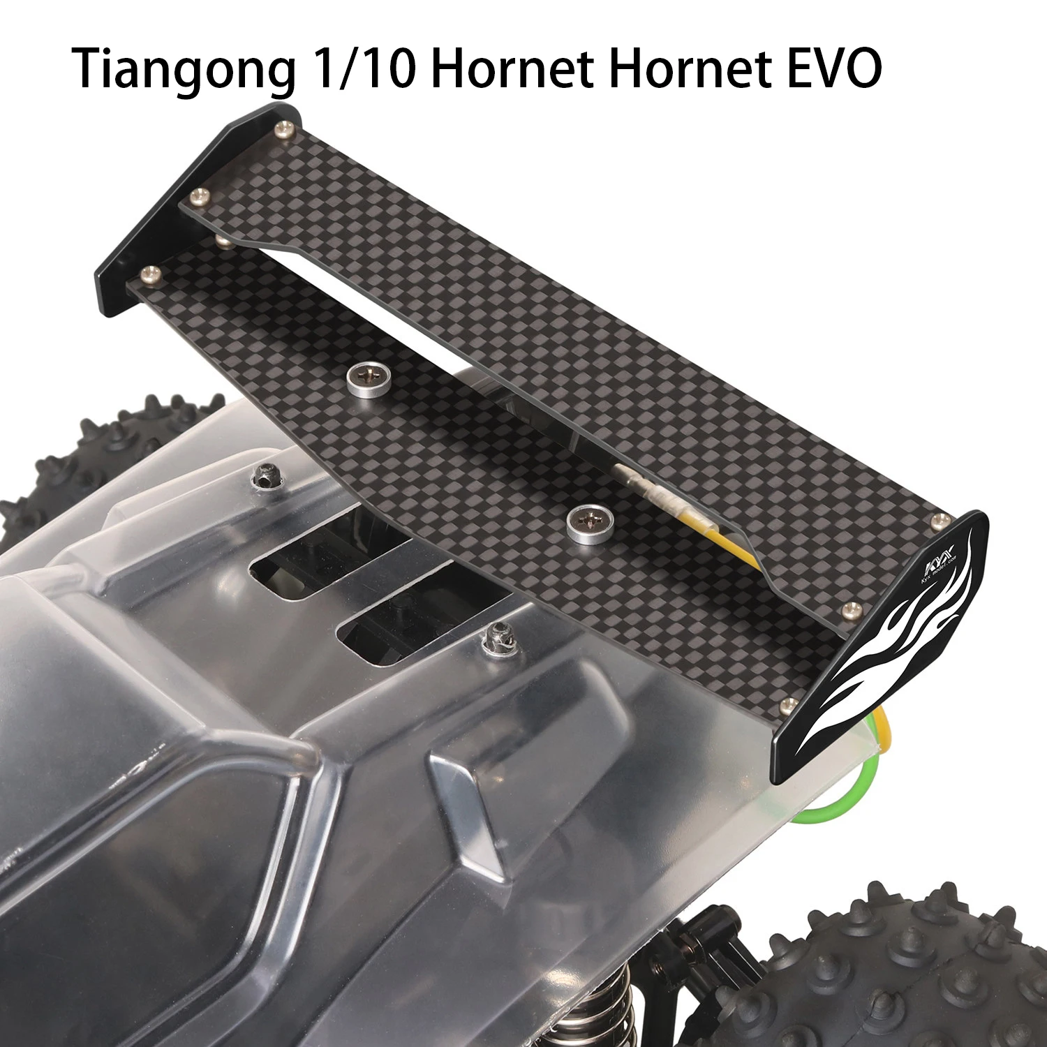 RC Tiangong 1/10 Remote Control Model Car Hornet EVO 58742 Upgraded Frame and Rear Wings