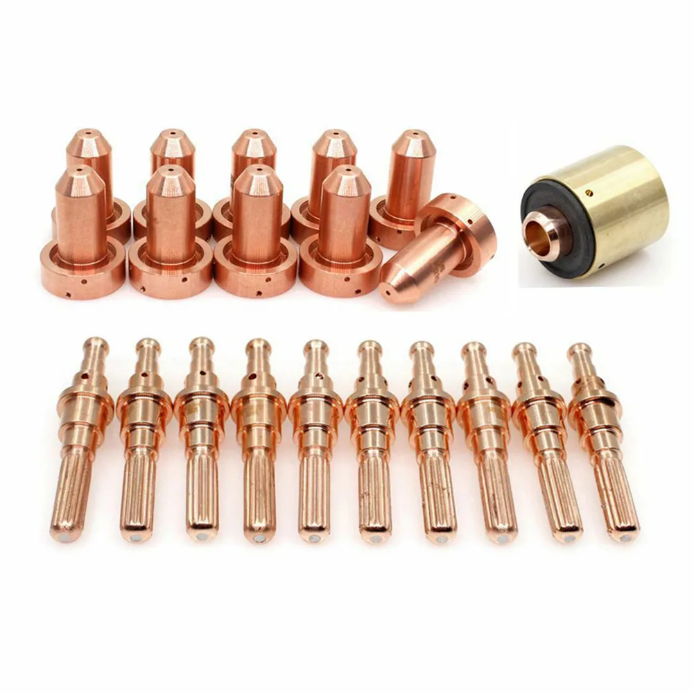 Set of Plasma Cutting Consumables 21 Pieces Including Essential Tools for Thermal Dynamics Models For SL60 For SL100