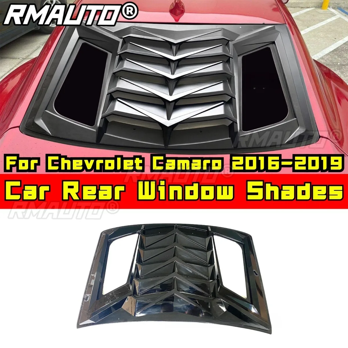 

Крышка жалюзи бокового заднего стекла автомобиля для Chevrolet Camaro 2016-2019, комплект кузова, автомобильные аксессуары