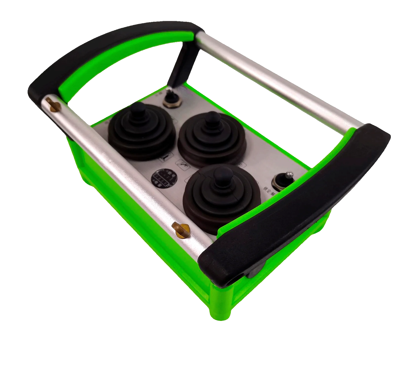 Wireless Remote Control for Mechanical Vehicles Joystick Lever Learning Metal Plastic Waterproof Rechargeable Battery 500m Range