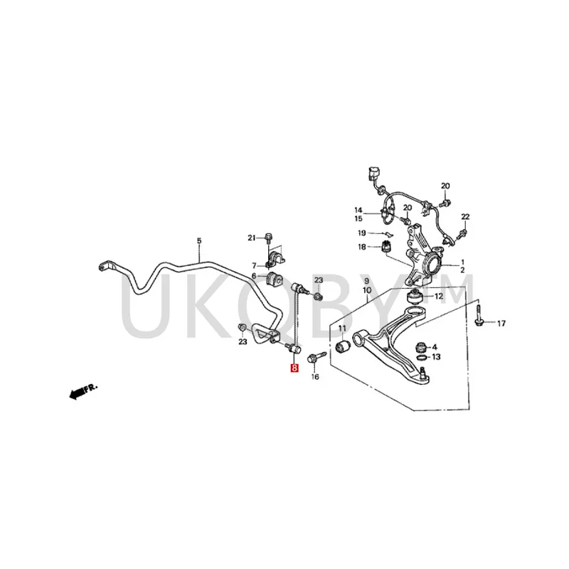 51320S0XA02 51320-S0X-C01 Suitable for Acura Ho nd a Front stabilizer bar small link front stabilizer bar ball joint