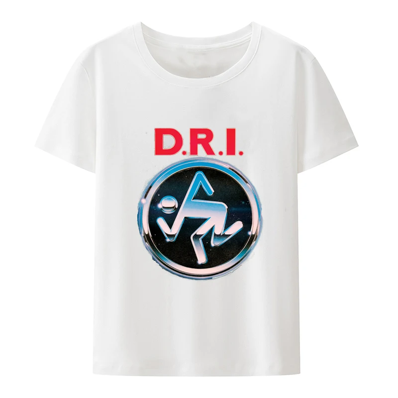 Dirty Rotten Imbeciles D.R.I. T Band Logo  Shirt Skanker Band  New   Mens Black T-shirt for Men Hip-hop  Men Clothing