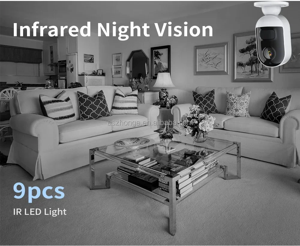 4CH Mini Smart Wireless Ip Network Security Home Surveillance CCTV Battery Camera System 3MP WiFi 7 Inch LCD Nvr Kit