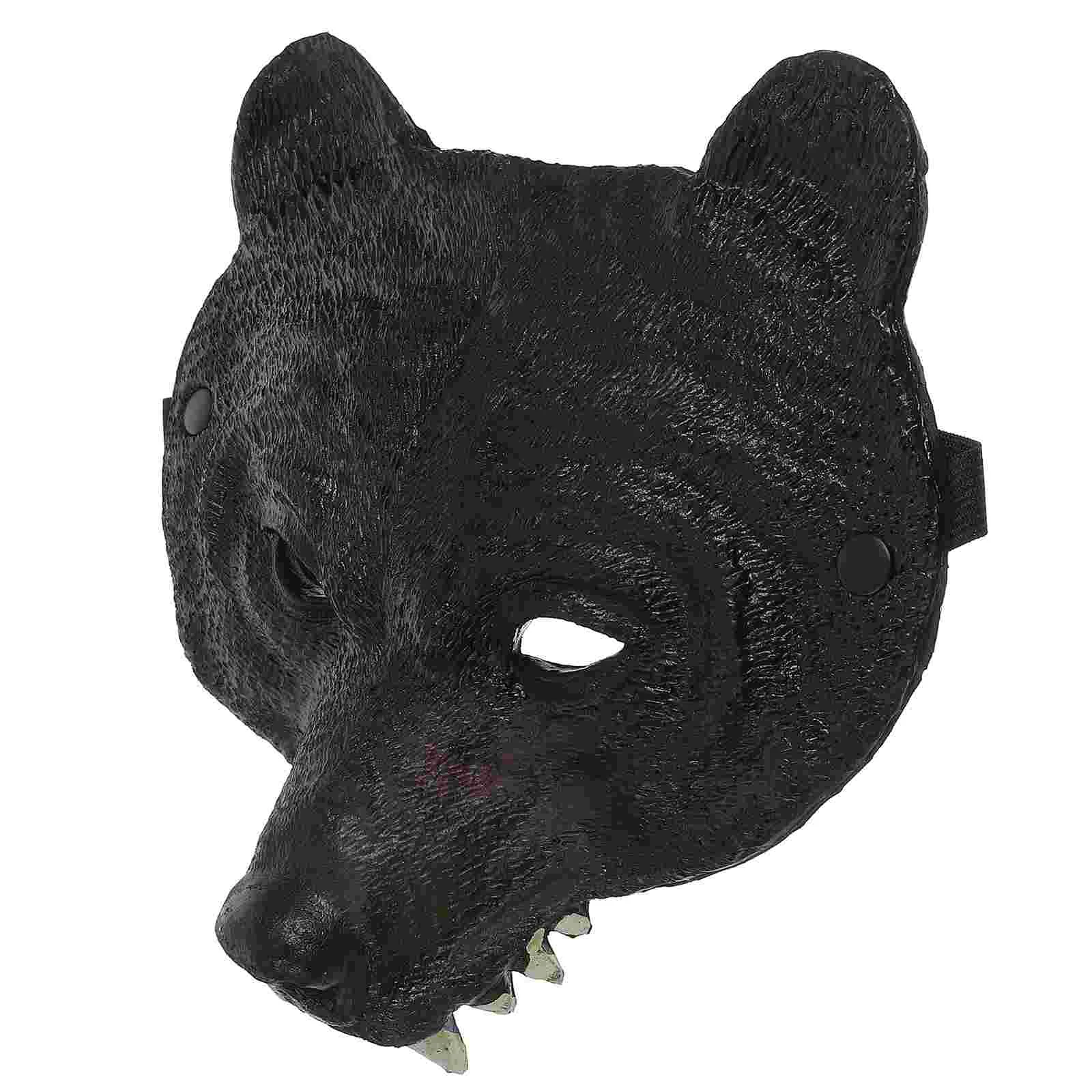 

Black Bear Mask Masquerade Masks Party for Adults Mardi Gras Bulk Decorations Men Bunny Halloween Costumes