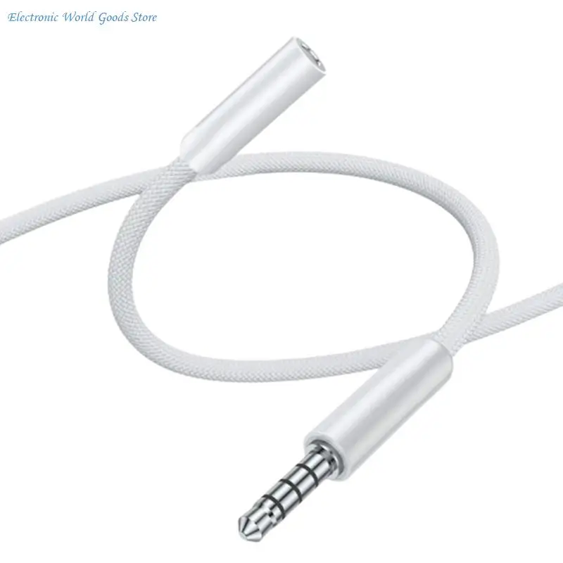 A3PD 3.5mm To 3.5mm Headphone Braided Cable For Clear Sound And Voice Calls