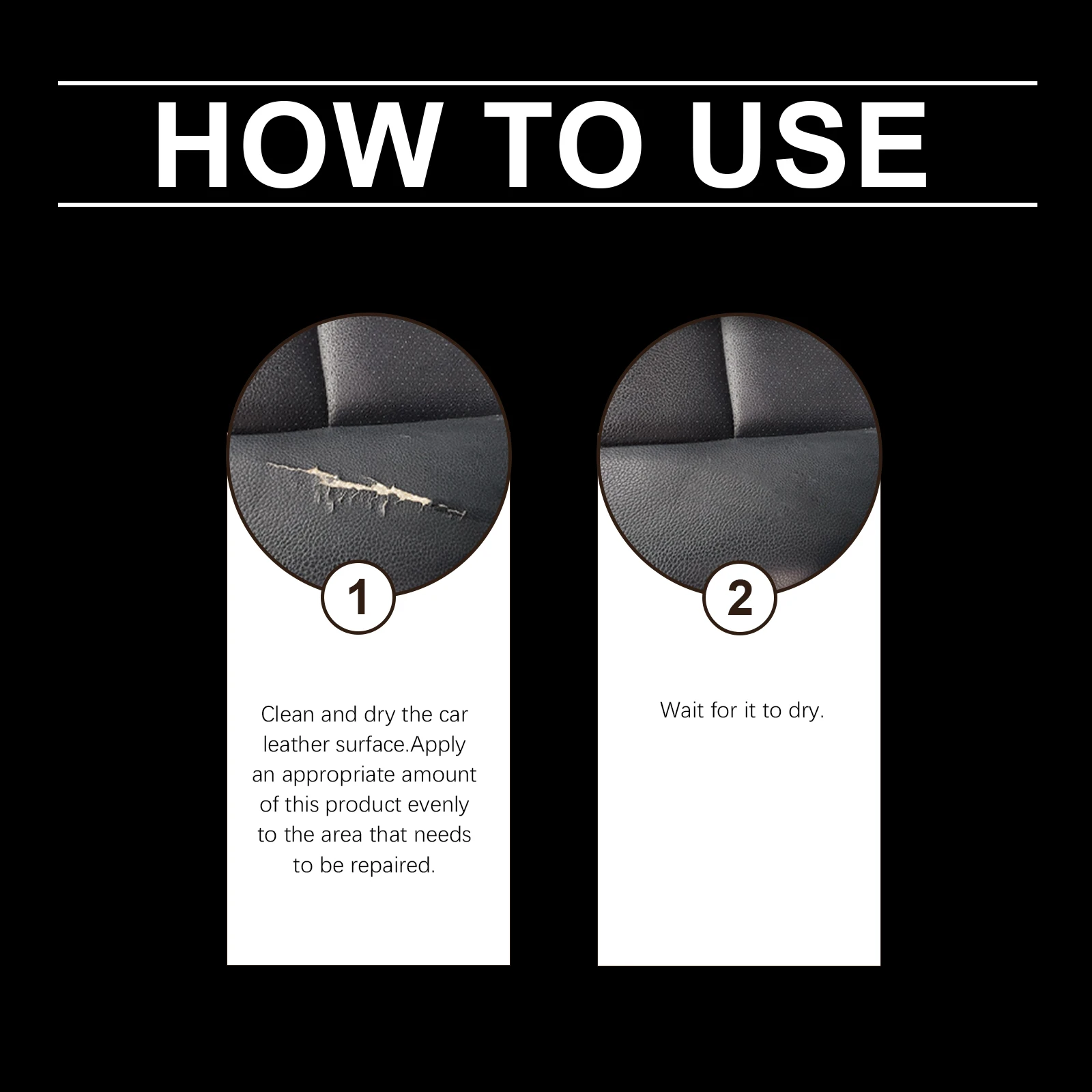 Professional Car Leather Repair Gel For Scratches, Cracks - Restore Shine, Quick Fix Leather Glue Kit For Seats,Sofa Care（30ml） image 5