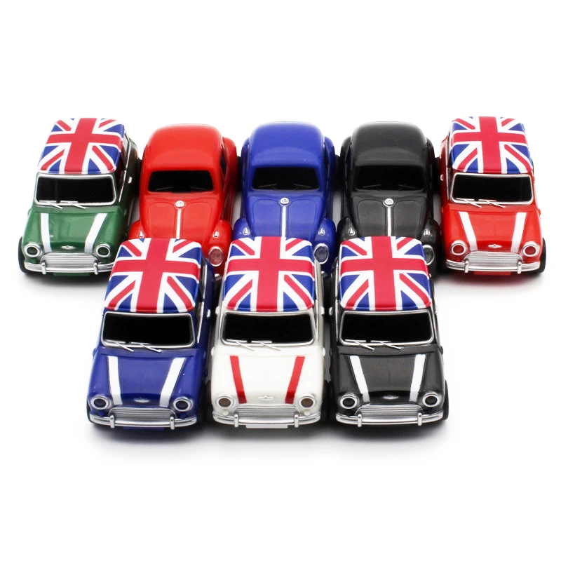 Car Model USB Flash Drive 128GB Creative Gift Memory Stick 64GB Red Pen Drive 32GB Real Capacity USB Stick 16GB Plastic U Disk