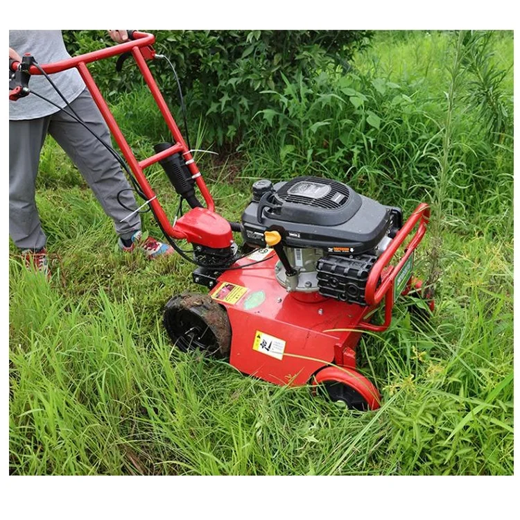 Fabrikpreis Benzin Power Rasenmäher Grasschneider Schneidemaschine Strohschneidemaschine