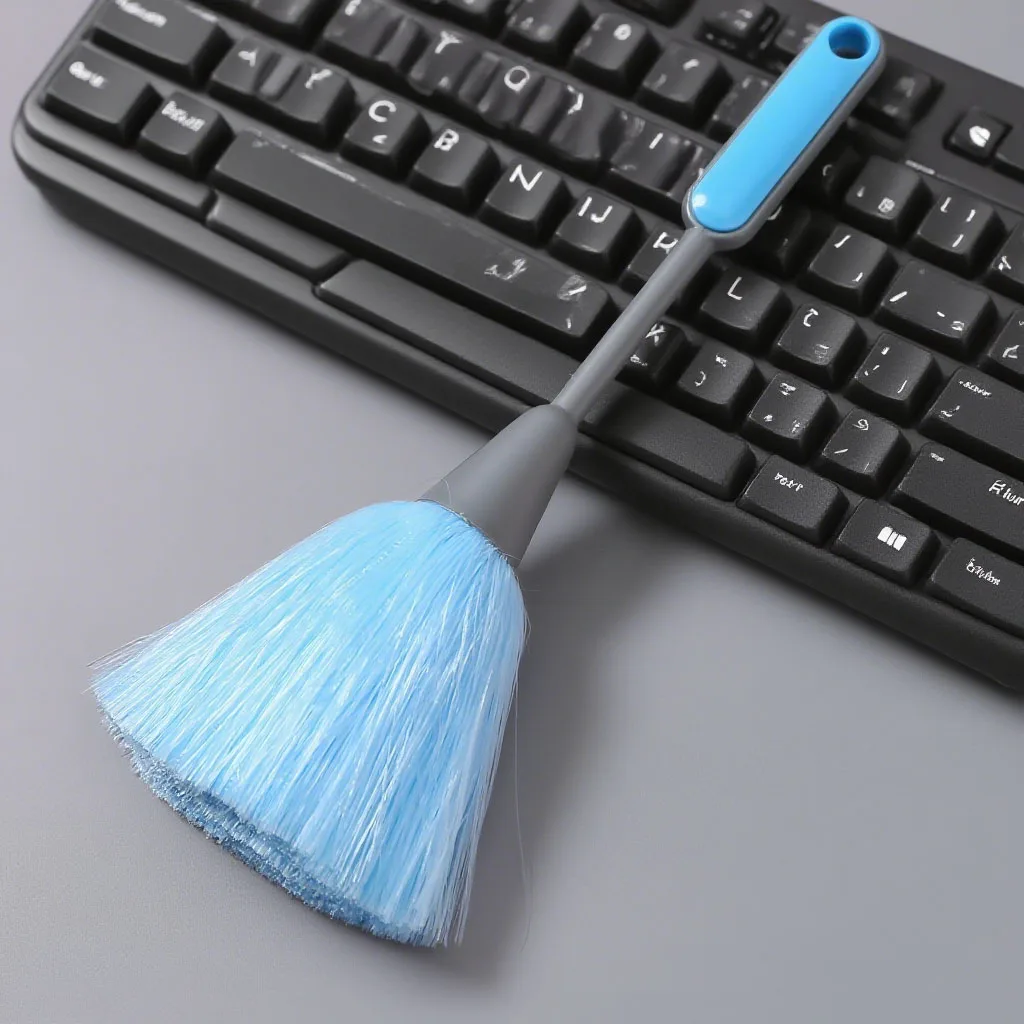 Cepillo de limpieza para teclado de ordenador, plumero para el hogar y la Oficina, Mini cepillo de limpieza con hendidura, herramienta de limpieza Interior del coche