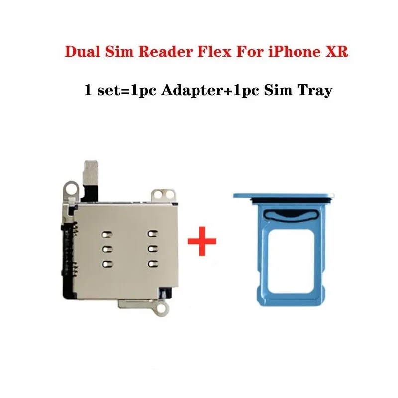 Dual Sim Card Reader Tray Slot Holder Connector Flex Ribbon Cable