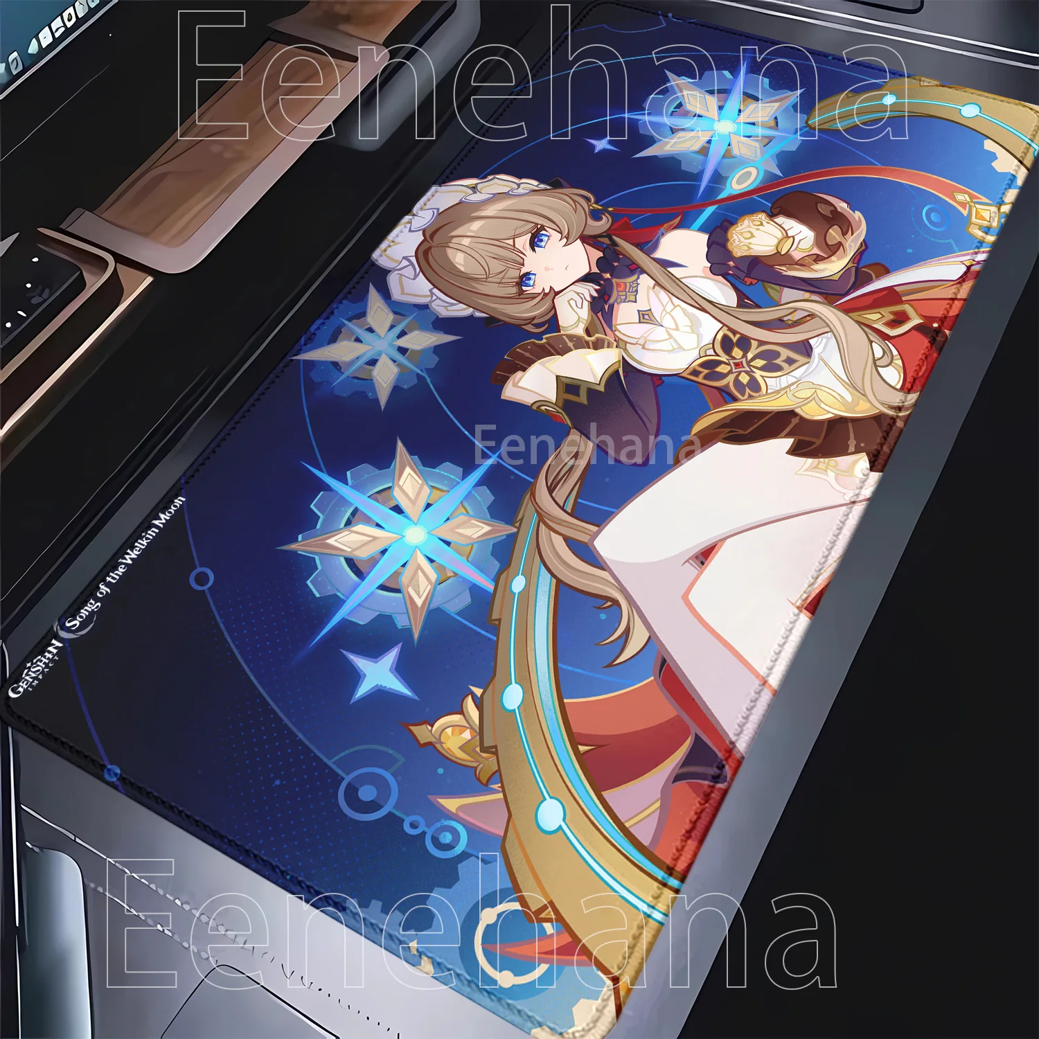 Podkładka pod mysz HD z nadrukiem Sandrone Capitano, gamingowa, Genshin Impact, anime, kawaii, dziewczyna…