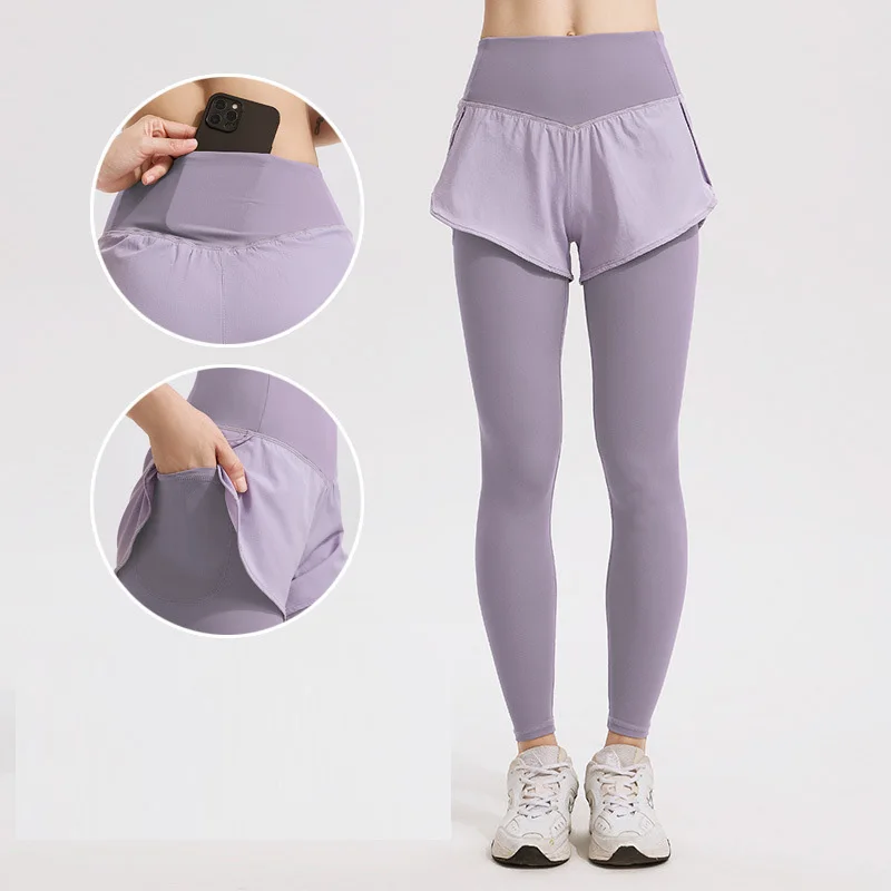 Yogabroek Met Hoge Taille Gymlegging Sport Vrouwen Fitness Naadloze Elastische Dameslegging Buikcontrole Hardlooppanty 'S