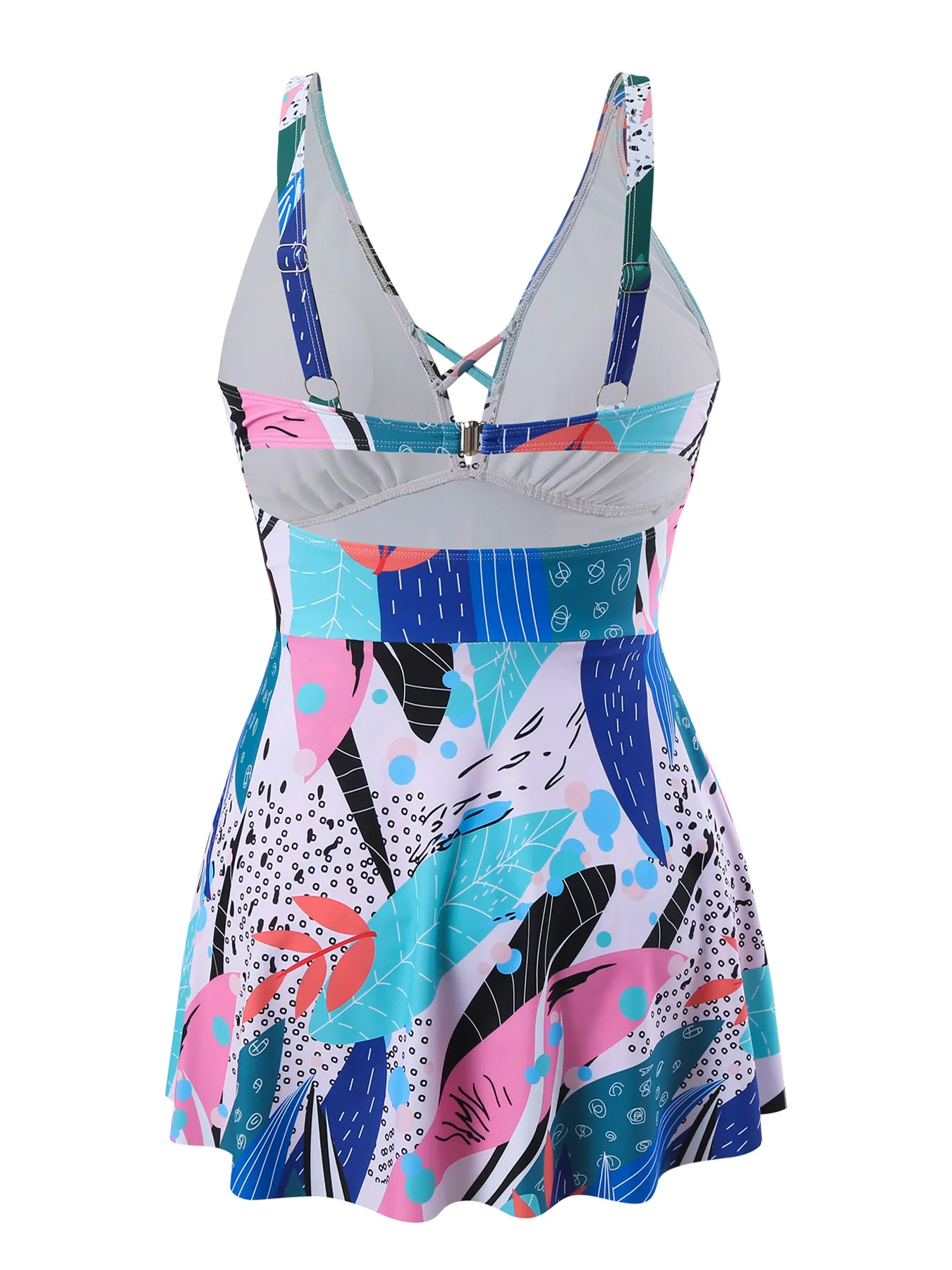 2024 Summer fashion slim-fit women's bikini Plus size one-piece swimsuit beach resort spa swimsuit bikini