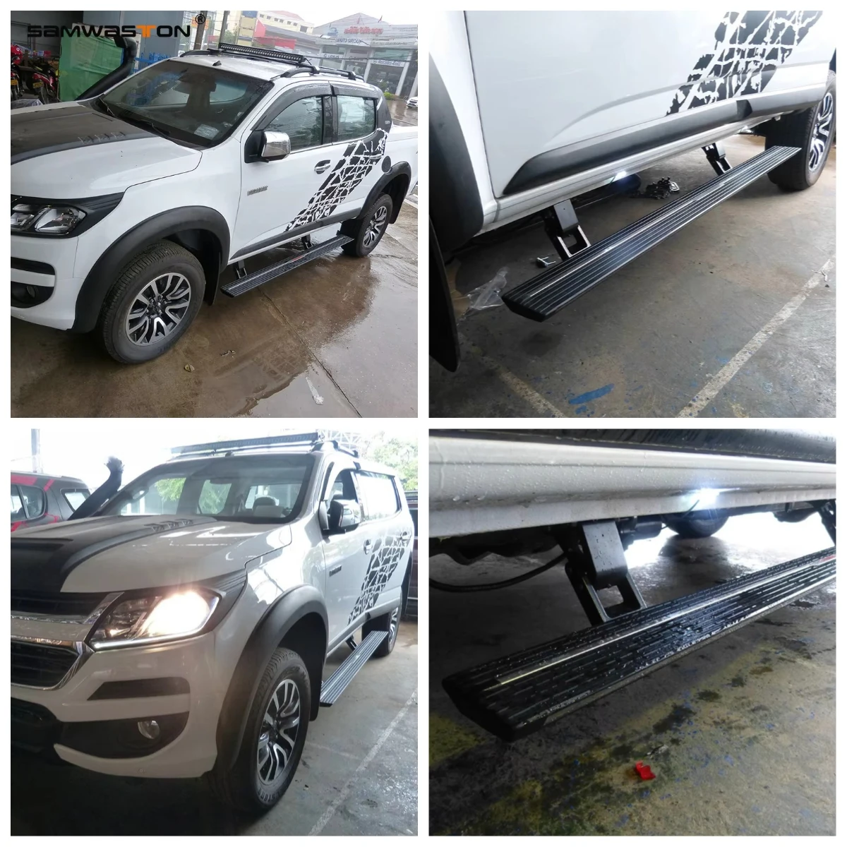 

STLF Automatic Electric Power Side Step Running Board For Chevrolets Colorado 4WD Crew Cab ZR2 2015+