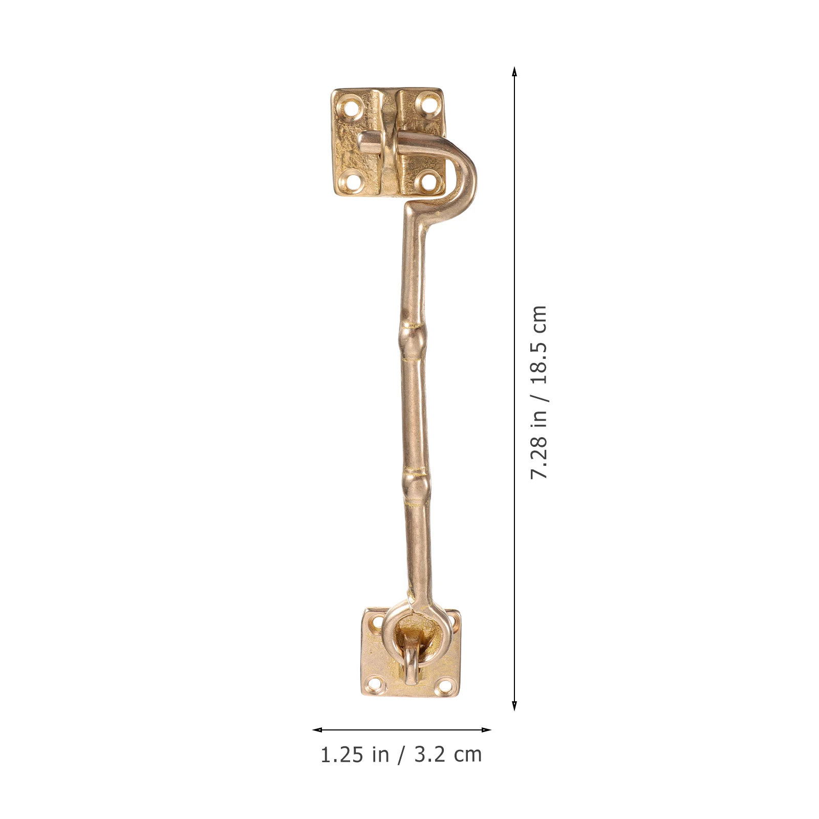 

Windproof Hook Window Buckle Pure Copper Door Hooks Easy Install Screws Provided Smooth Surface Polished Chinese Style