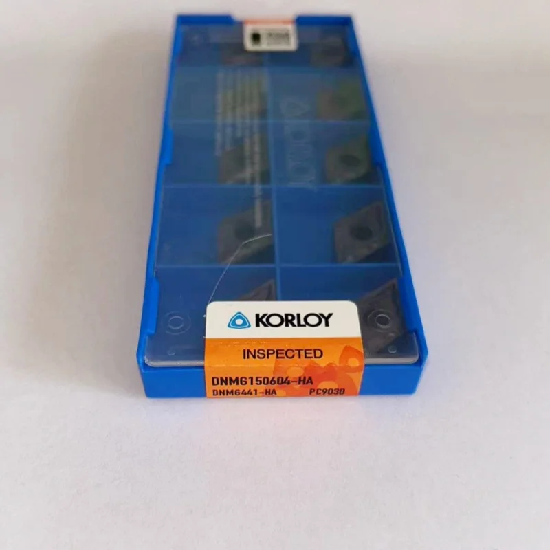 

KORLOY DNMG150604-HA PC9030 CNC turning tool blade carbide inserts High-Quality Precision Cutting Tools 10Pcs