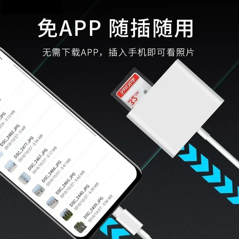 Адаптер 3 в 1 Type C, устройство для чтения TF CF SD карт памяти, адаптер USB C для Macbook Huawei Samsung Xiaomi OTG Writer Compact