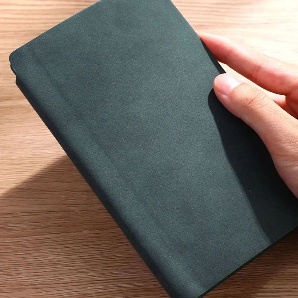 Portable Soft A6 Notebook Retro Simple Leather Diary Fashions Non-bleeding Ink Pocket Notebook Student