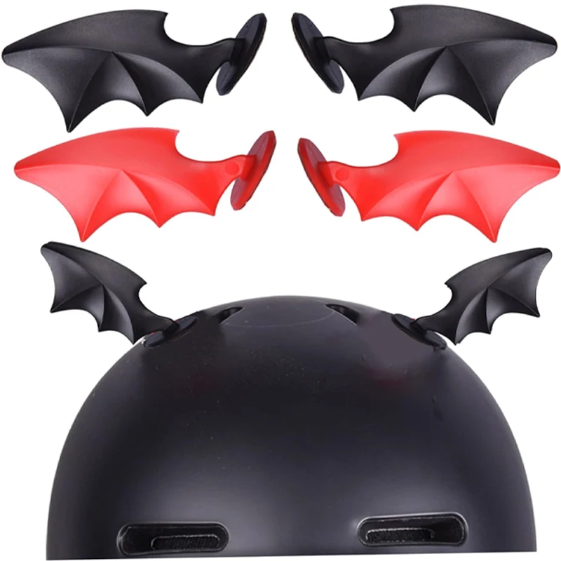 

Demon Wings Suction Cup Strips Motorcycle Helmet Decor Gothic Car Bike Helmet Accessory Adhesive Riding Gear Gothic Decoration