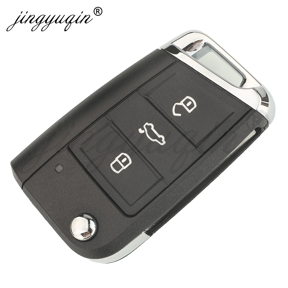 jingyuqin 433MHz 5C/MQB49 Remote Car Key for VW T-Cross POLO 2019+ SKODA GOLF SEAT 2G6959752 /2G6959752D Keyless Fob aftermarket