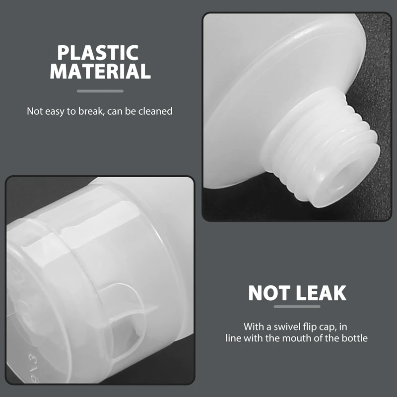 50Pcs 50Ml Frosted Clear Plastic Soft Tubes Empty Cosmetic Cream Emulsion Lotion Packaging Containers