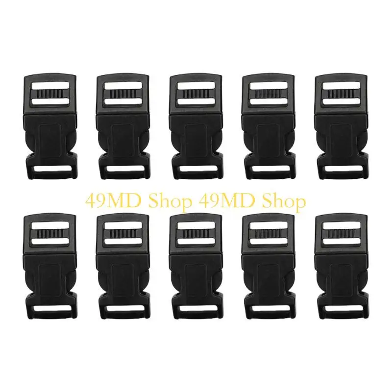 

49MD 10 шт. Простая в использовании пластиковая пряжка для легкой регулировки герметичности рюкзака