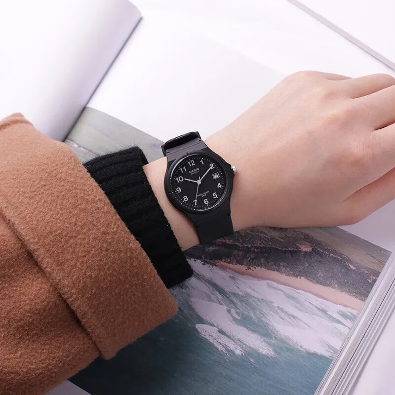 ساعات كاسيو مان ساعات كوارتز مقاومة للماء للطلاب والأطفال