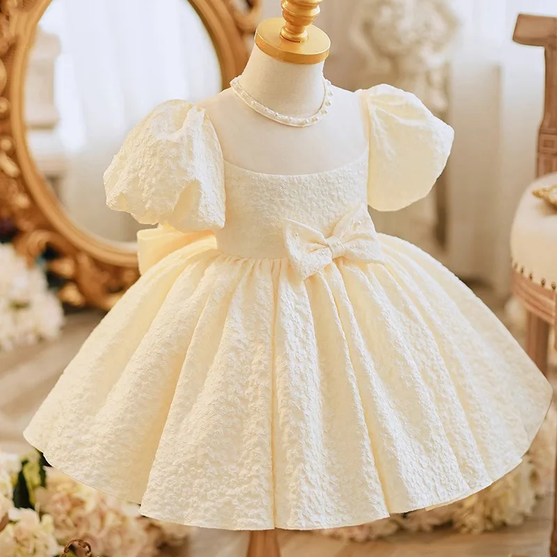 IYEAL Baby Girl\'s 1st Birthday Party Dress Baby Girl Summer Dress Flower Girl Wedding Princess Dress Ball Gown