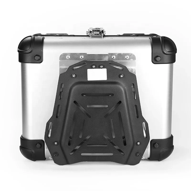 

Factory Hot Selling 35l Silver F2-moto Helmet Storage Universal Aluminum Alloy Tail Box