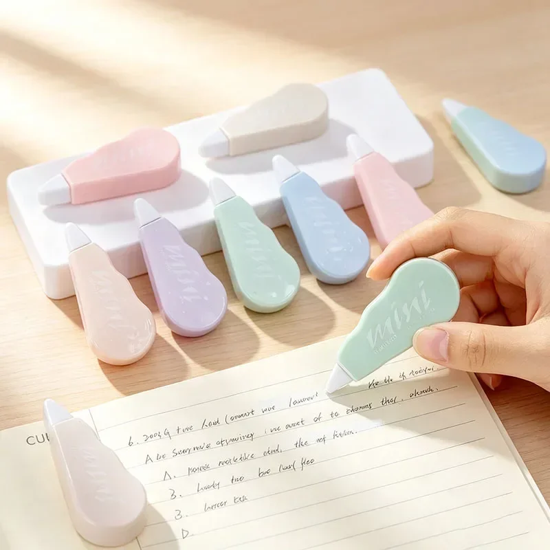 6Pcs Mini Macaron Correction Tape Set Kawaii Portable White Out Corrector Tape Aesthetic Stationery For Students Office Supplies