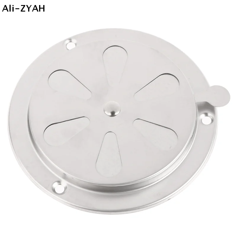 95/125mm Adjustable Air Vent Grille Round Ducting Ventilation Grilles Cover BBQ Grill Smoker Exhaust Vent Stove
