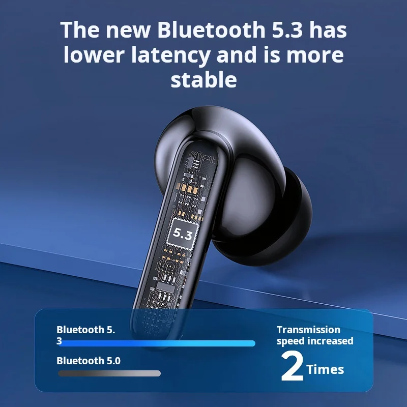 Xy17 drahtlose Ohrhörer Bluetooth 5,3 Kopfhörer in Ohr geräusch unterdrückung Stereo-Musik-Ohrhörer Touch-Control-Ohrhörer mit Mikrofon