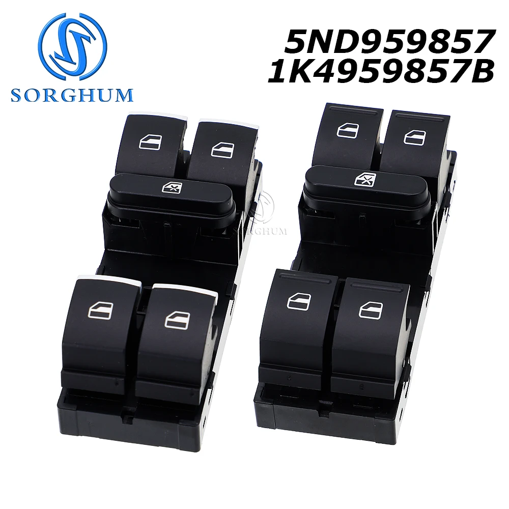 

5ND959857 1K4959857B For VW Jetta Tiguan Golf MK5 Gti Caddy Passat B6 Skoda Fabia Roomster Superb Window Master Control Switch