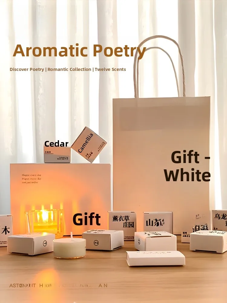 

Изысканная ароматическая свеча: креативный подарок для девушки, лучшей подруги, одноклассницы, подарок на День матери, праздничные принадлежности, белый цвет