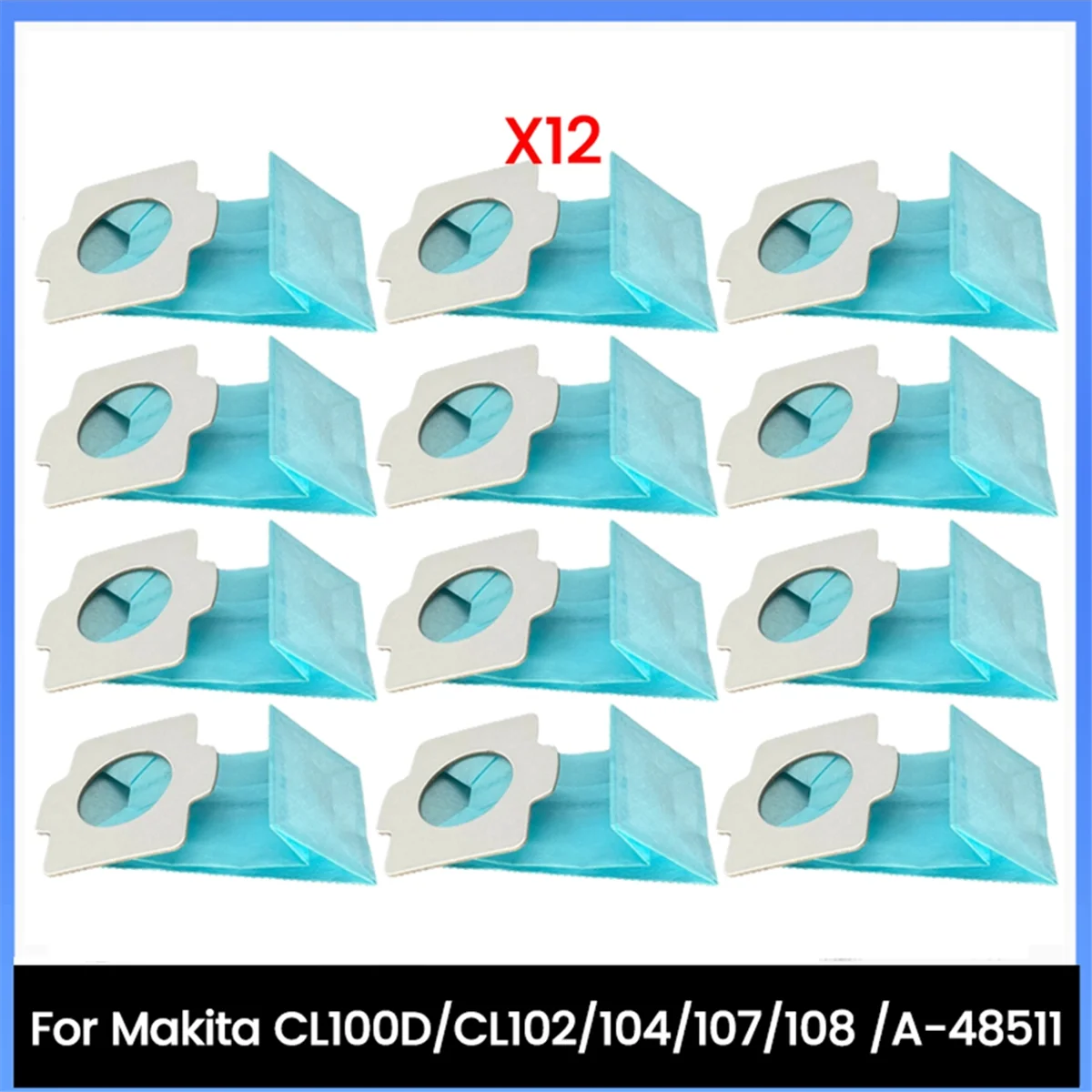 ABXHH 12 шт. мешки для пыли для Makita CL100D/CL102/104/107/108/A-48511, запасные части для пылесоса, мешок для пыли, мешок для мусора